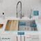 Elkay Crosstown 16 Gauge Workstation SS, 31-1/2" x 18-1/2" x 9" Single Bowl Undermount Sink Kit with Filtered Beverage Faucet EFRU30169RTFGW - alternate 5